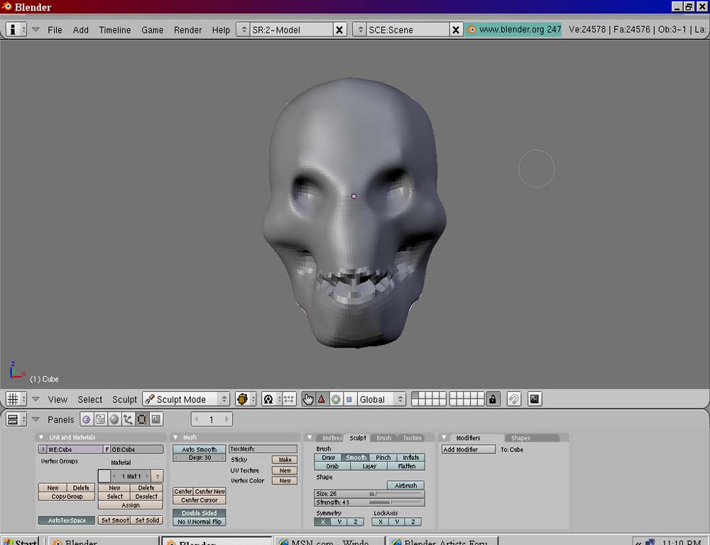 I'm having trouble sculpt modeling - Modeling - Blender Artists Community