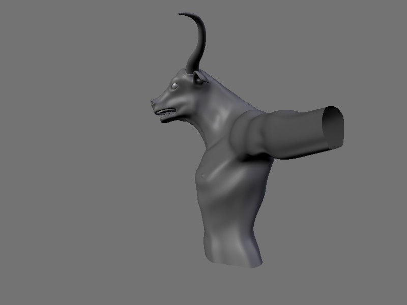 Bull! (a minotaur) (nudity) - Focused Critiques - Blender Artists Community