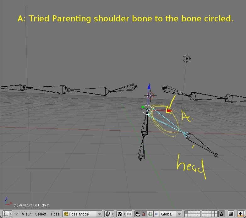 Rigging - Arms don't move with the body. - Animation and Rigging ...
