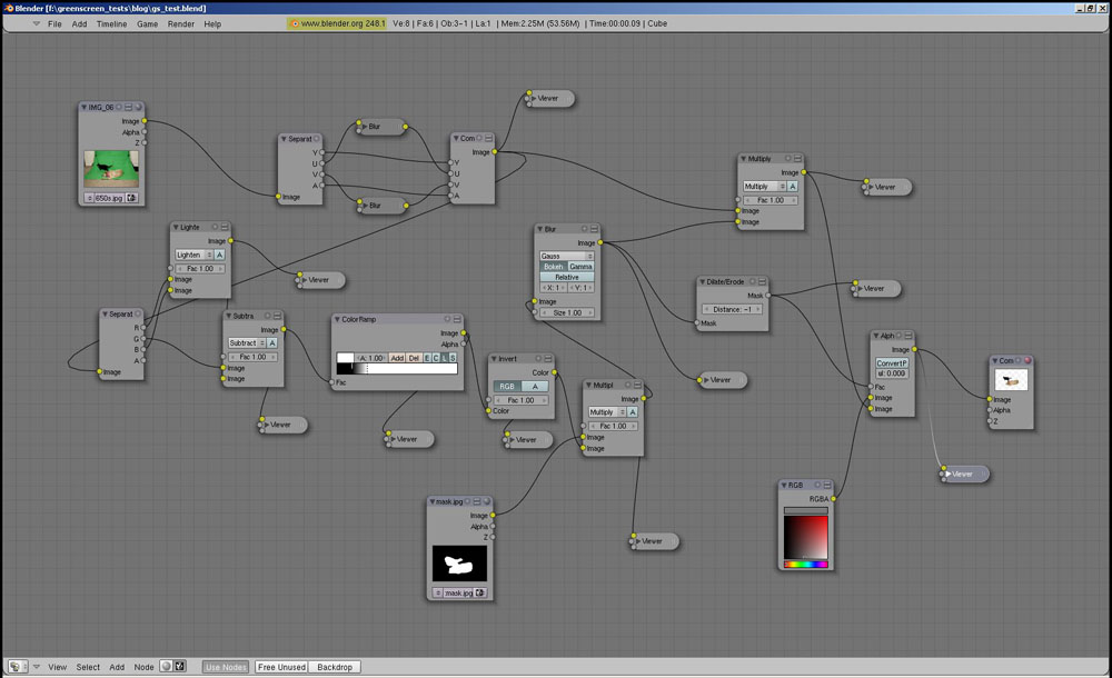 Help With Green Screening - Compositing and Post Processing - Blender ...