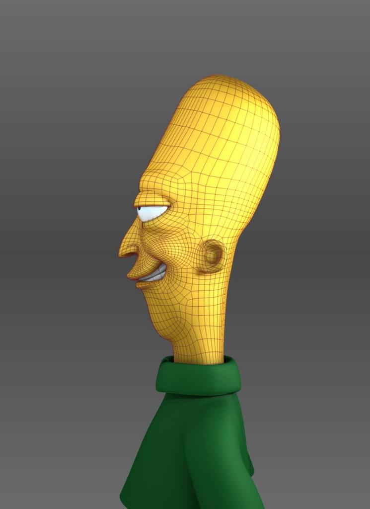 Blender meets Simpsons: Sideshow Bob - Finished Projects - Blender ...