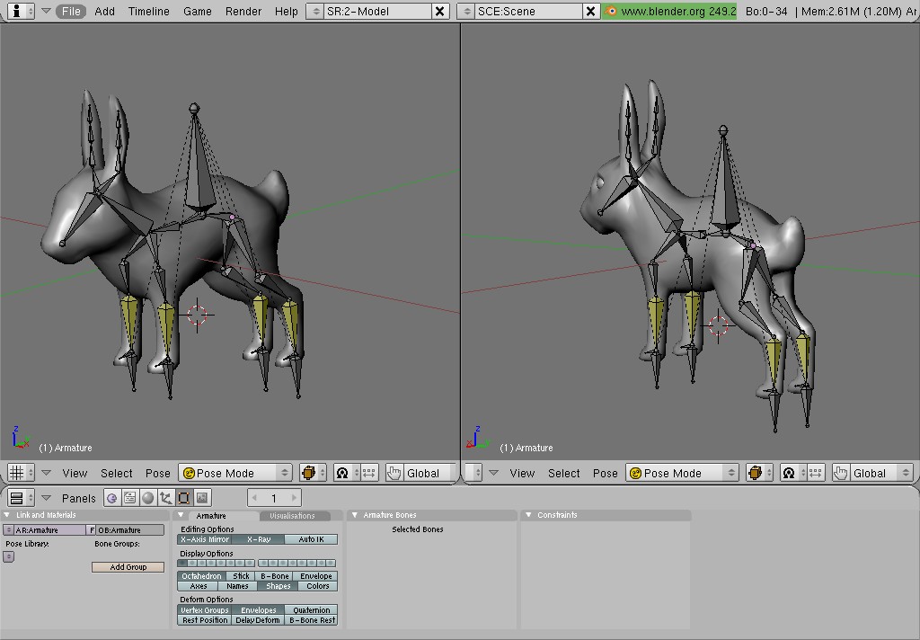 Rigging a rabbit. help? - Animation and Rigging - Blender Artists Community