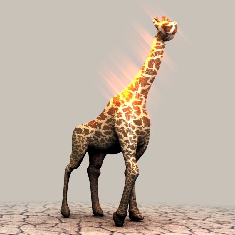 salvador dali burning giraffe