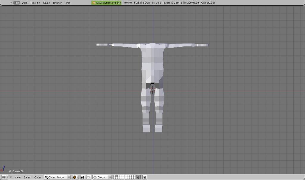 Low poly person(lots of pictures - Works in Progress - Blender