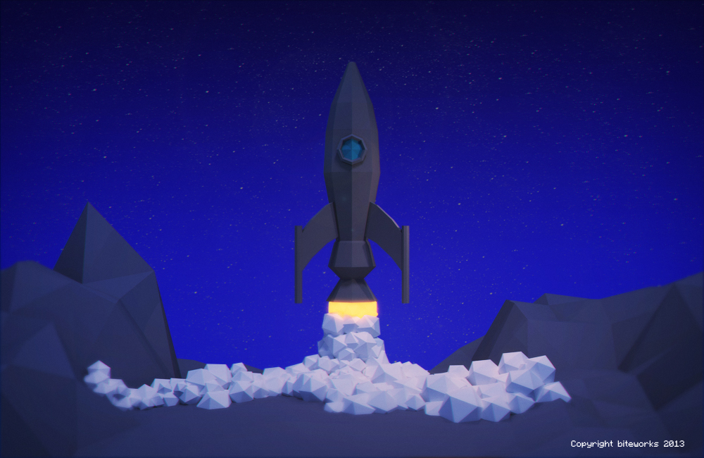 Build and Animate a Low Poly Rocket in Blender for Beginners - Blender  Market