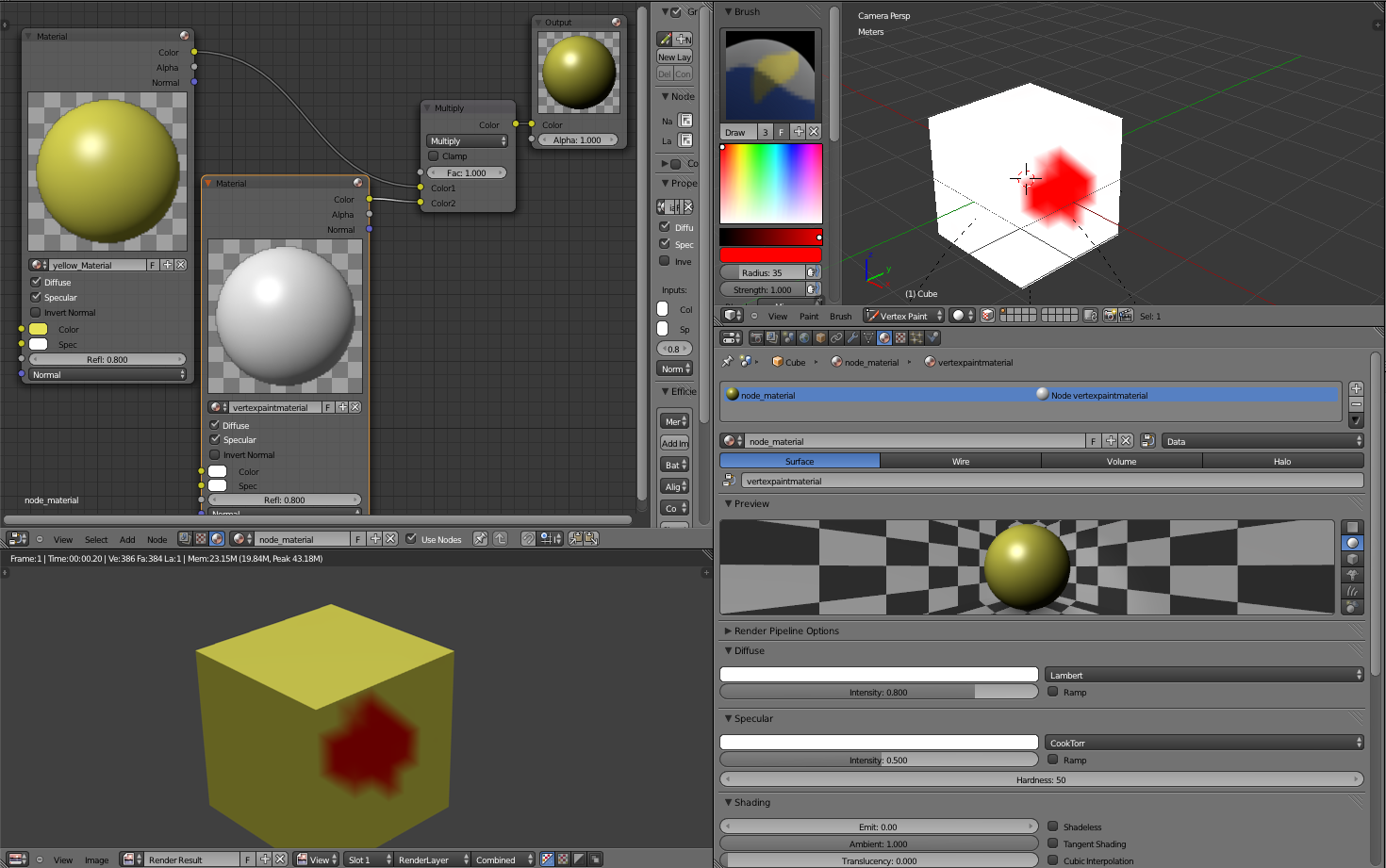 Dumb question about vertex paint? - Materials and Textures - Blender ...