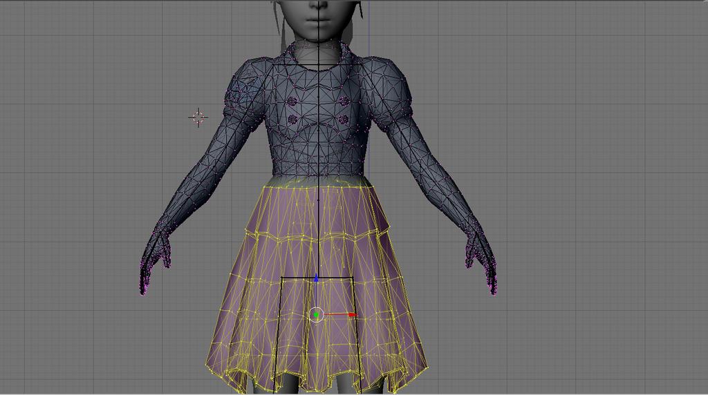 Applying cloth physics to rigged model. - Animation and Rigging ...