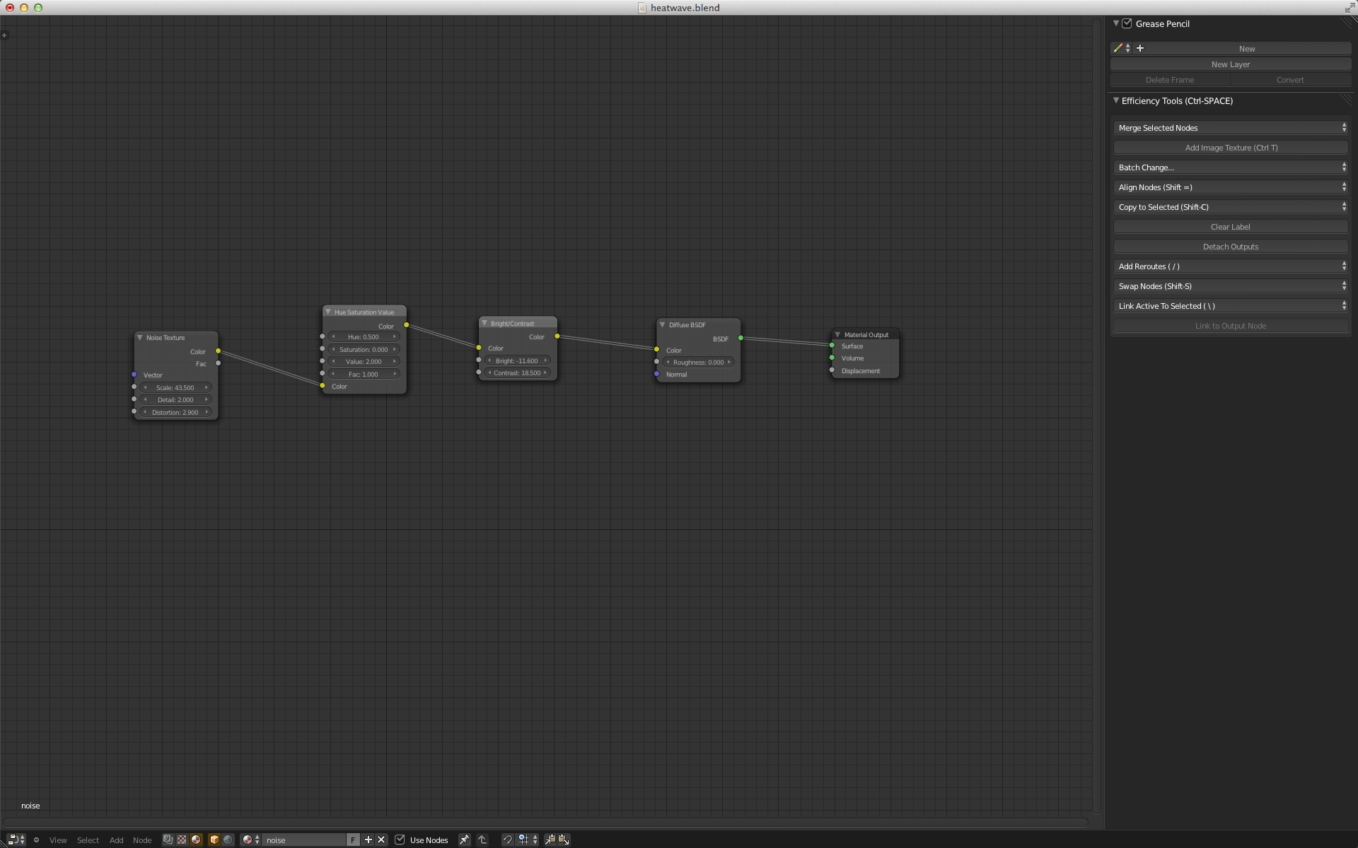 How to animate Noise Texture mapping - Materials and Textures - Blender ...