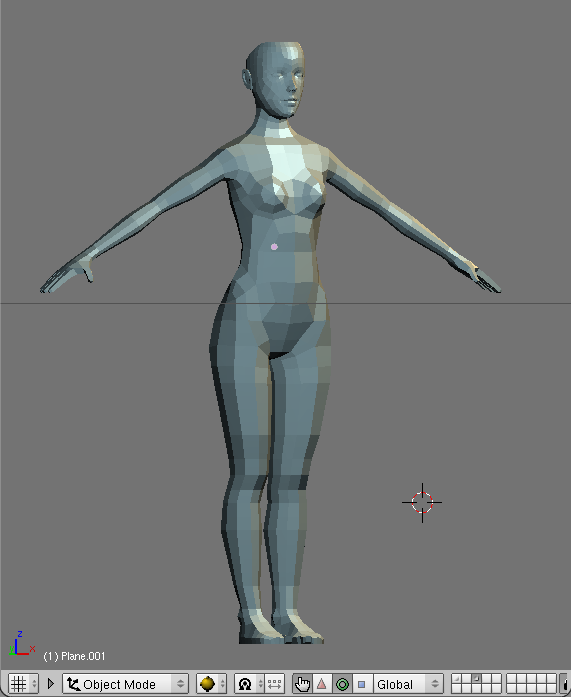 Low Poly Generic Female Nude Polygons Warning Works In Progress