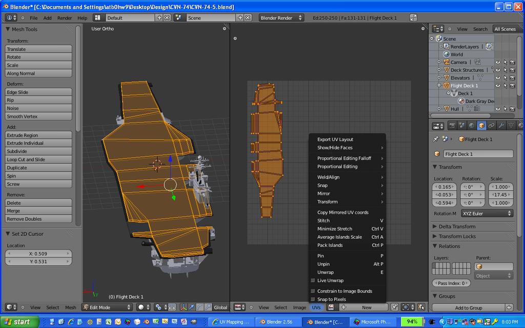 UV Mapping In Blender 2.56a - Materials And Textures - Blender Artists ...