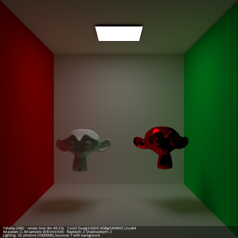 Cornell Box in Yafaray - Finished Projects - Blender Artists Community