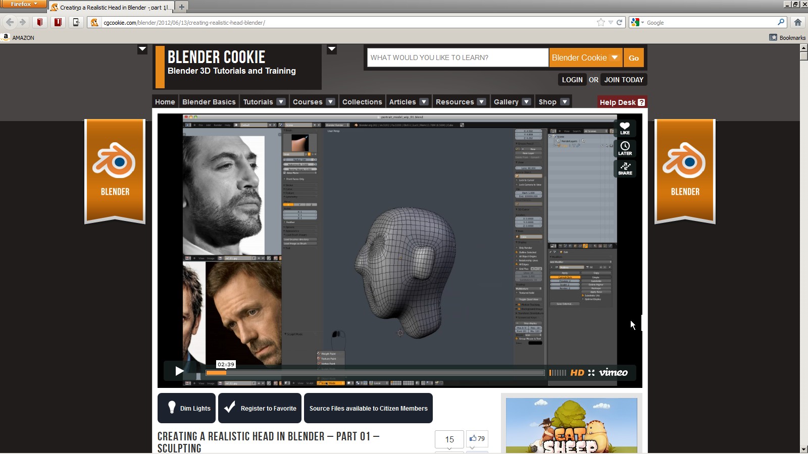 Sculpt mode - multires - visible mesh - Basics & Interface - Blender ...