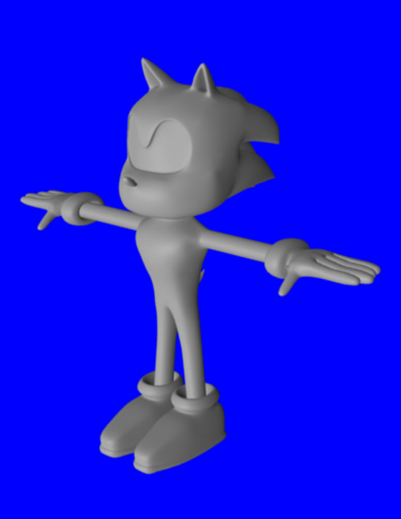 sonic fan character mesh - Works in Progress - Blender Artists Community