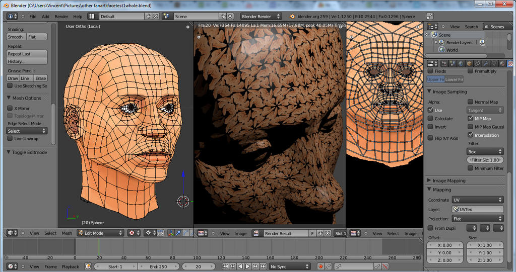 Musgrave texture blender