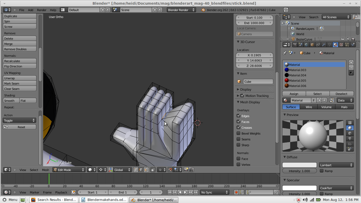 Edge split in Blender 2.62 - Basics & Interface - Blender Artists Community