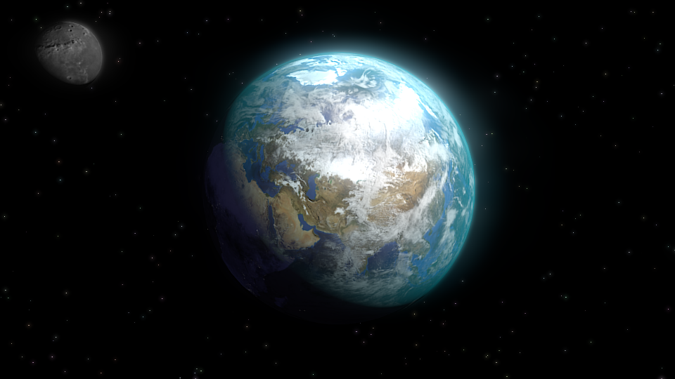 Earth and moon - Works in Progress - Blender Artists Community