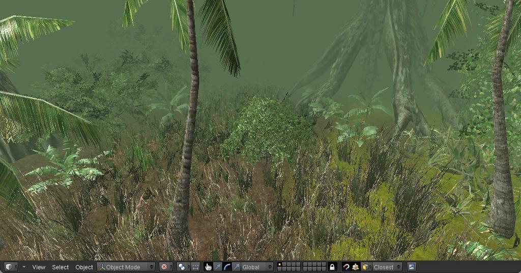 Jungle scene - Works in Progress and Game Demos - Blender Artists Community