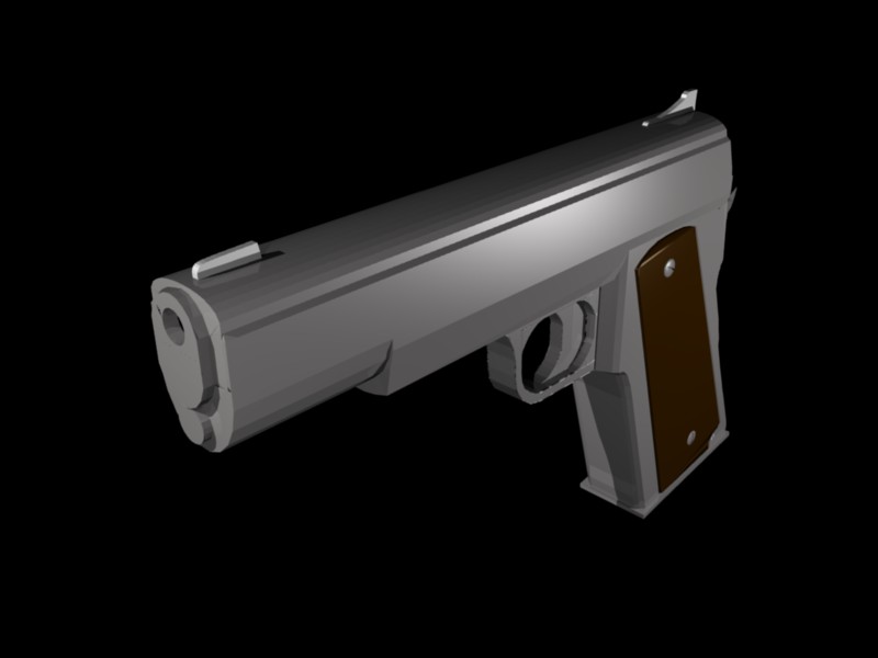 Handgun - First Real Project - Works in Progress - Blender Artists ...