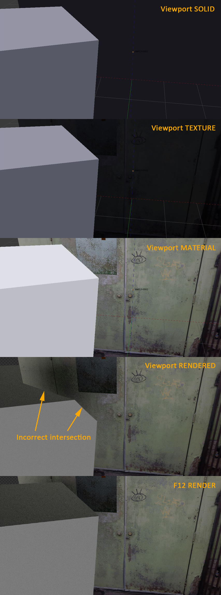 Incorrect Intersections In Viewport Render - Basics & Interface ...