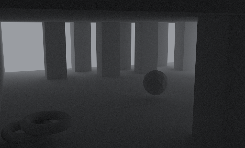 Cycles (2.64) vs Octane (1.0) ambient-lit completely diffuse scene ...
