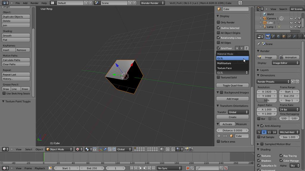 GLSL in 'object mode'? - Lighting and Rendering - Blender Artists Community