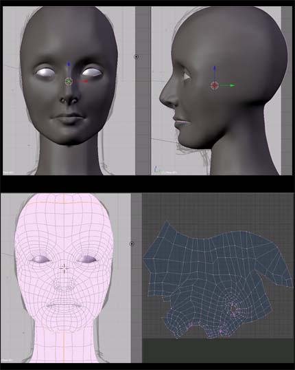 How to join mirrored sides of face mesh? - Modeling - Blender Artists ...