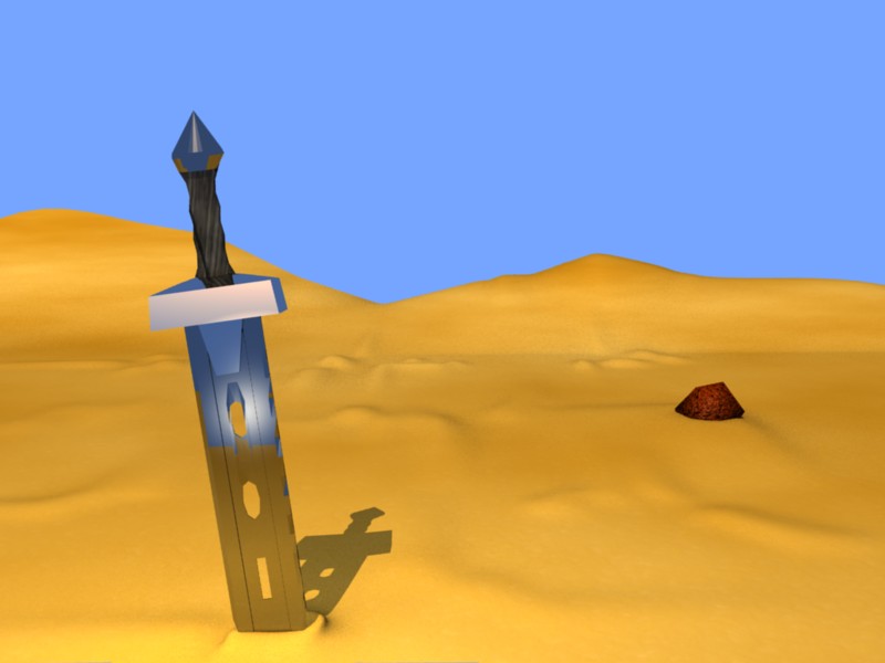 Yet another W.I.P.: Sword in desert(Update, 08-20-2006) - Works in ...