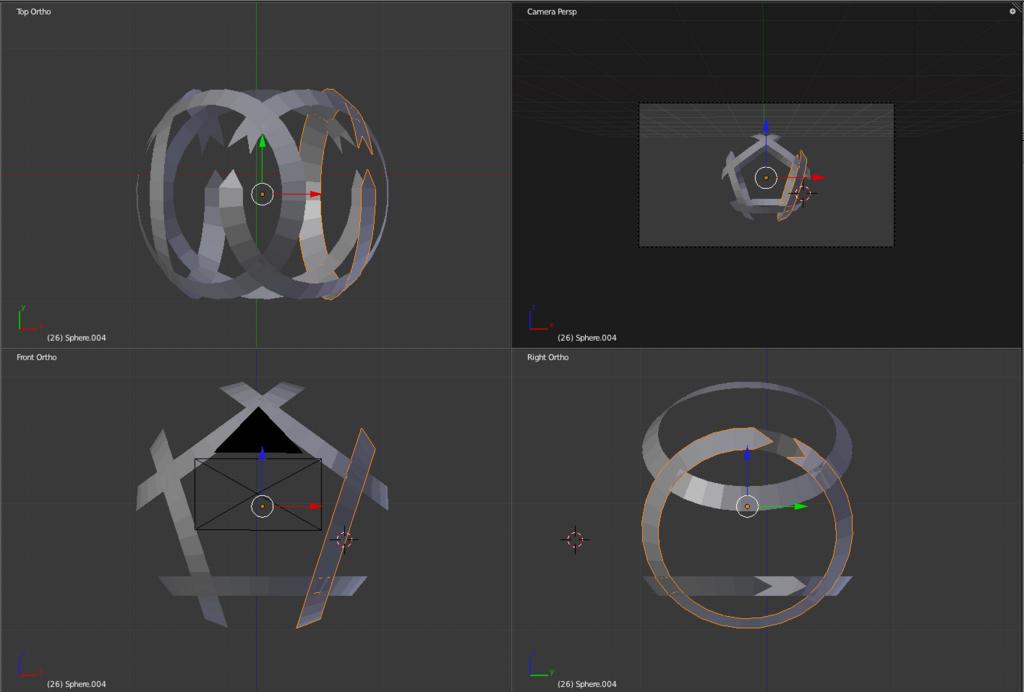 Duplicating a Ring with Rotation into a Hexagonal arrangement ...