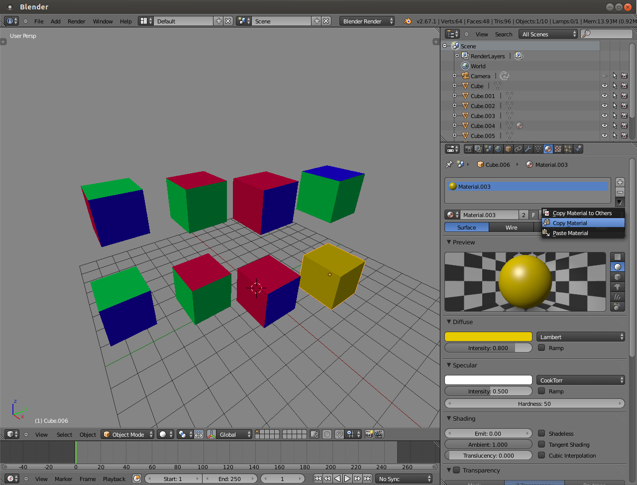 exchange materials on multiple objects at once - Materials and Textures ...