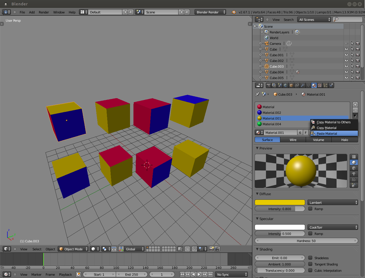 exchange materials on multiple objects at once - Materials and Textures ...