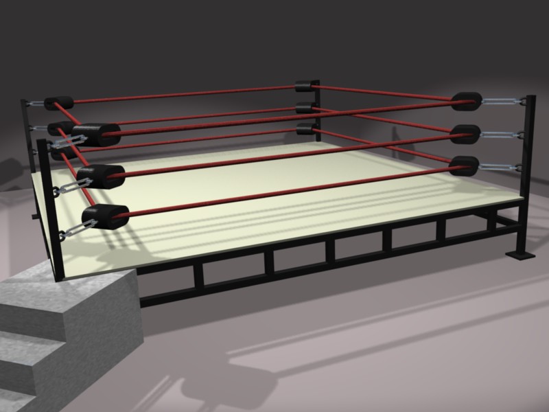 My first scene - wrestling ring - Works in Progress - Blender Artists ...