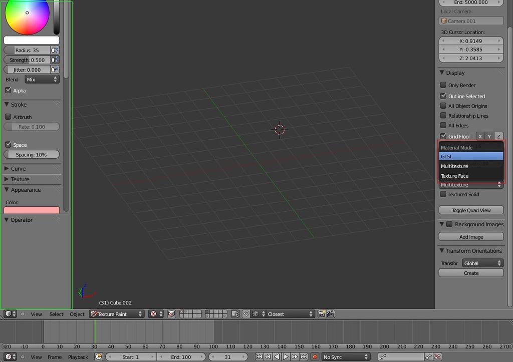 Texture display for painting - Materials and Textures - Blender Artists ...