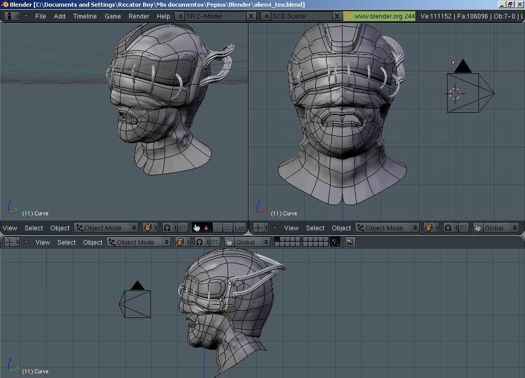 (Alien) Head - Works in Progress - Blender Artists Community