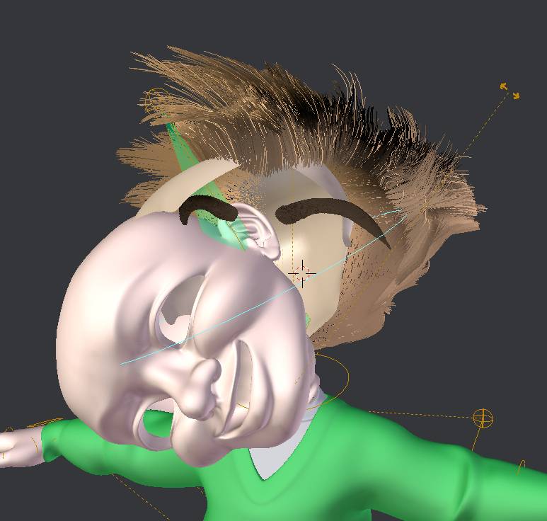 Rigging Separate Hair Mesh - Animation and Rigging - Blender Artists  Community