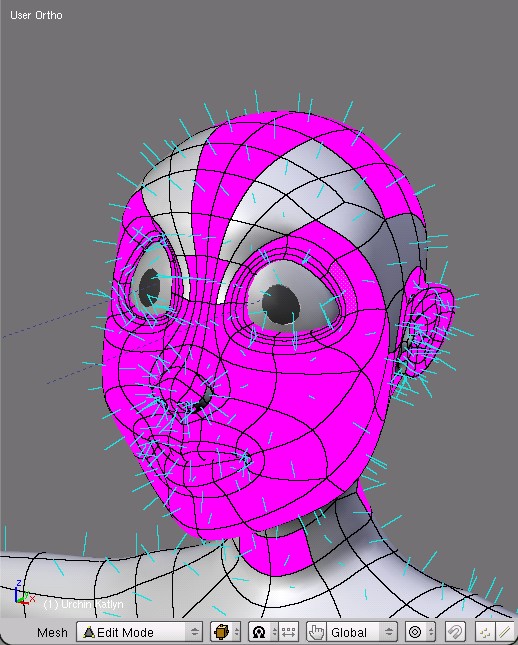 Odd purple face painting [FIXED] - Basics & Interface - Blender Artists ...