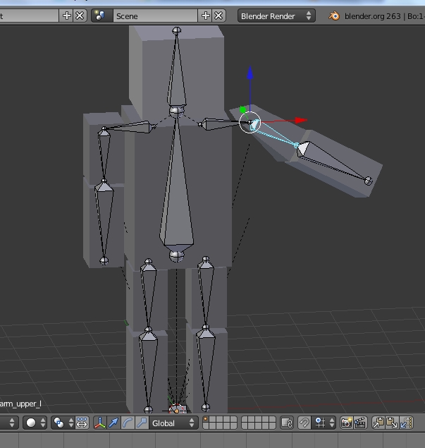 Rigging of a cubic model - Animation and Rigging - Blender Artists ...