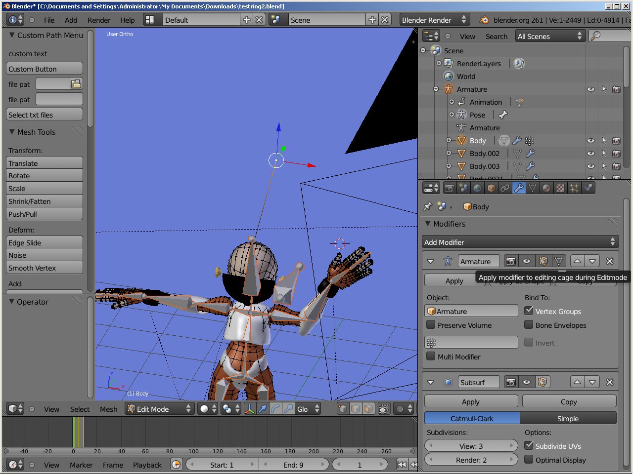 Problem with vertex and weight painting - Animation and Rigging ...