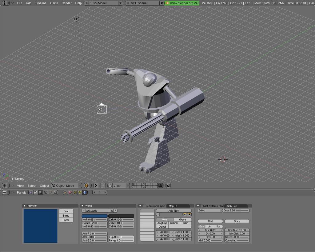 Beginning Modeling Final Project - Robot - Works in Progress - Blender ...