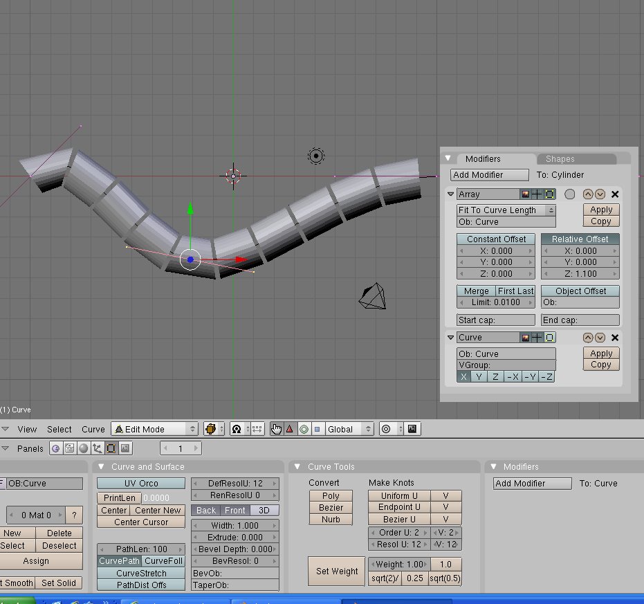 Duplicate Object Along Bezier Curve - Modeling - Blender Artists Community