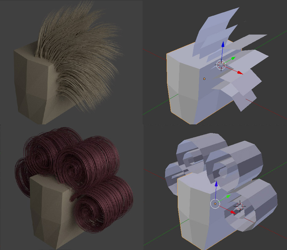 Hair guides created from mesh objects - Released Scripts and Themes -  Blender Artists Community