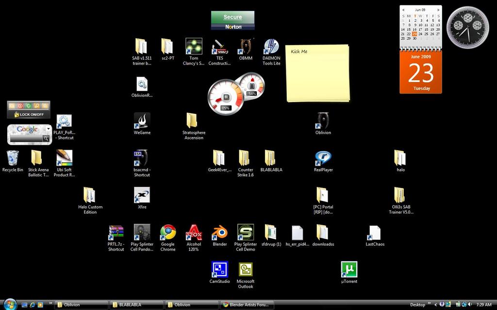 My serious and organized desktop. - Off-topic Chat - Blender Artists ...
