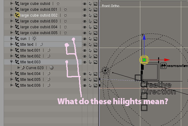 Newbie - Outliner Highlights - Basics & Interface - Blender Artists ...