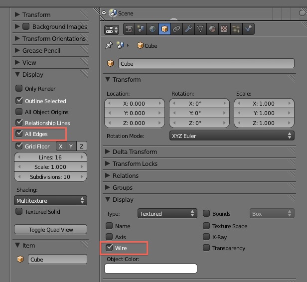 Soild + Wireframe - Basics & Interface - Blender Artists Community