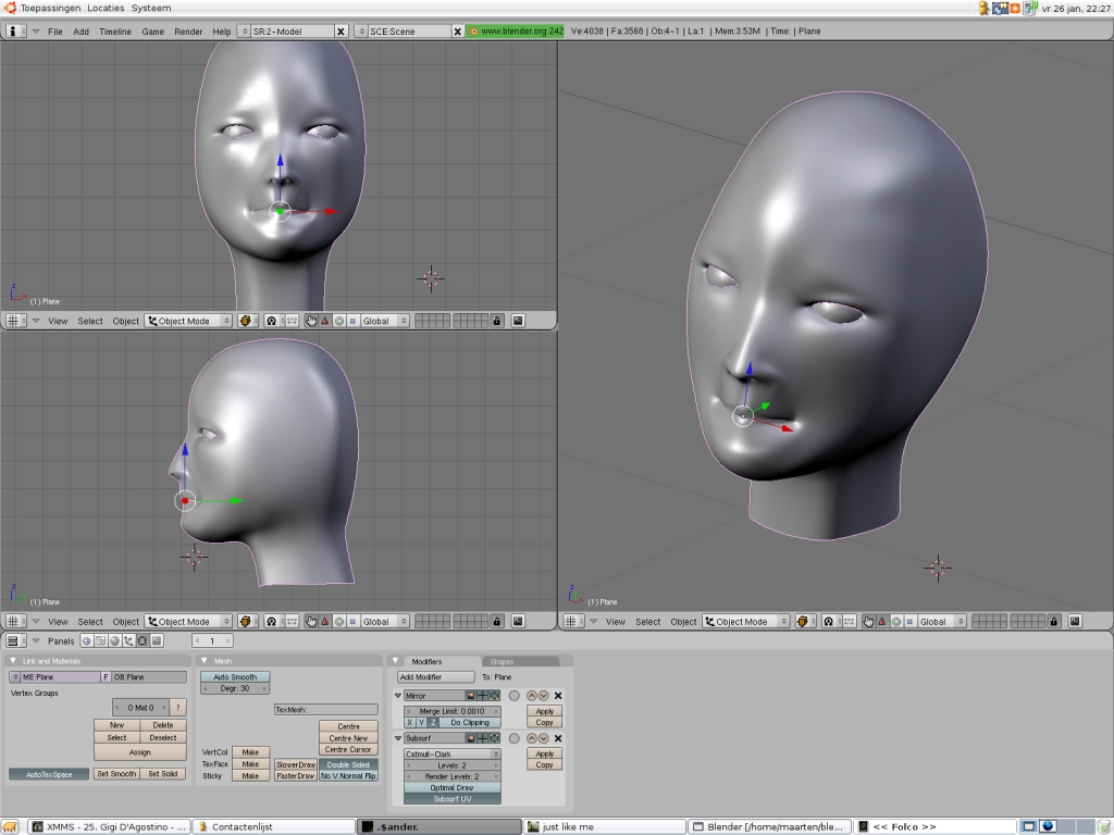 First Head Model - Works In Progress - Blender Artists Community