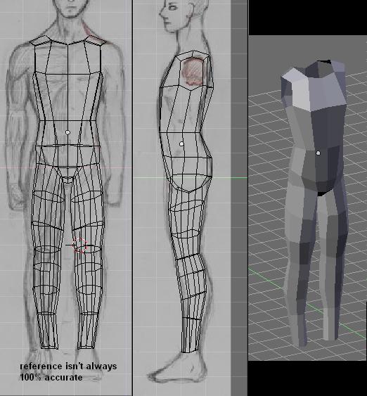 :: Tutorial :: Human Modeling and Texturing for Games - Game Engine ...