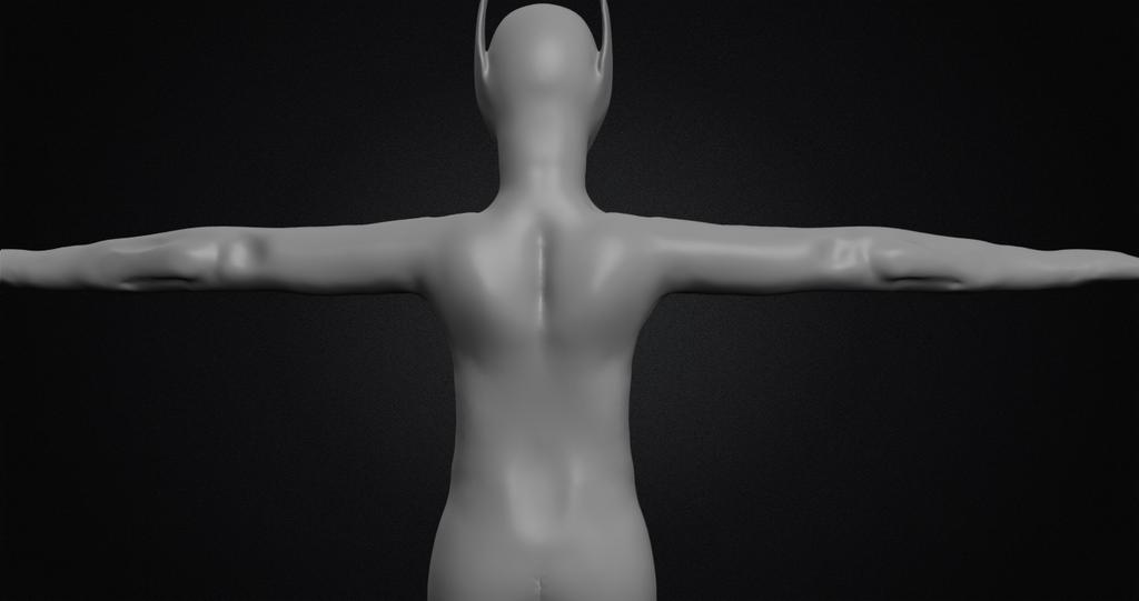 Alien in sculptris - he needs some anatomy help :P - Modeling - Blender ...