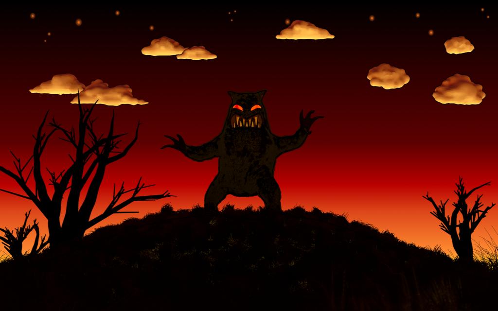 Coming Over The Hill Is It A Monster