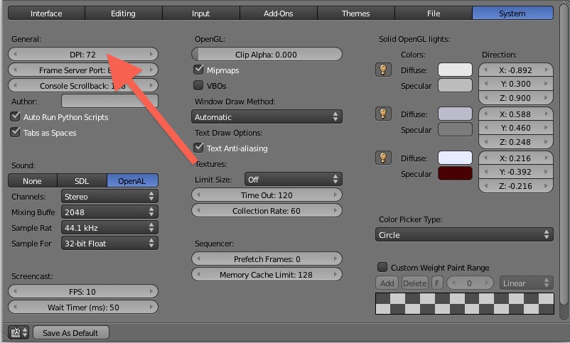 Text font size for GUI? - Basics & Interface - Blender Artists Community