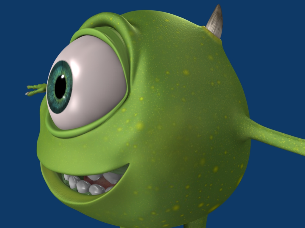 Mike Wazowski's Cousin - Finished Projects - Blender Artists Community