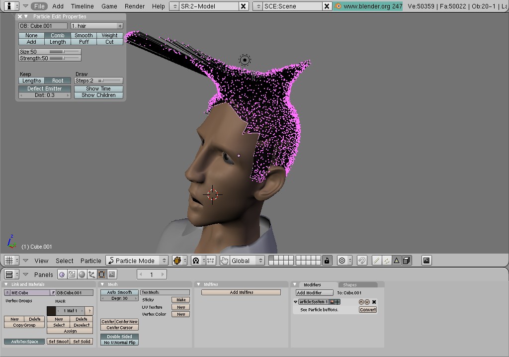 Hair Particles Acting Funny - Modeling - Blender Artists Community